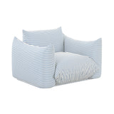 Saint Tropez Stuffed Indoor/Outdoor Armchair - Blue