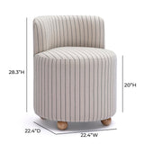 Hakuna Desk Chair - Black and White