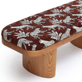 Ollie Upholstered Bench (48"-57") - Brown / 48"