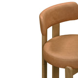 Odessa Performance Dining Chair - Saddle Brown / 31"