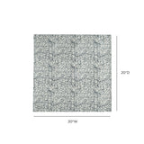 Crissy Cotton Canvas Printed Napkins - Set of 4 - Black and White