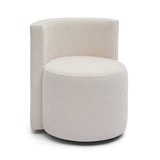 Alyssa Rolling Desk Chair - Cream