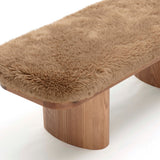 Ollie Upholstered Bench (48"-57") - Taupe / 48"
