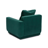 Perry Modular Corner Chair - Deep Green / RAF
