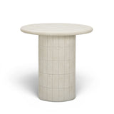 Fafo Beige Indoor/Outdoor Concrete Side Table