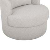 Silvi Performance Boucle Swivel Accent Chair - Off-White