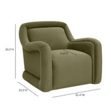 Charli Performance Swivel Chair - Green