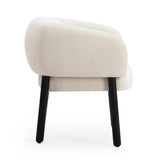 Foxy Performance Fabric Accent Chair - Cream