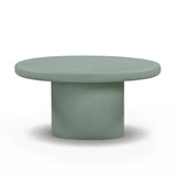Jade Concrete Indoor/Outdoor Nesting Coffee Table Set - Green