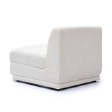 Perry Modular Armless Chair - Cream