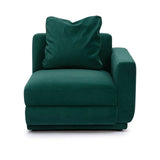 Perry Modular Corner Chair - Deep Green / RAF