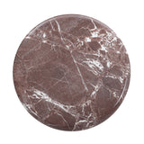 Juju 2-Piece Faux Marble Indoor/Outdoor Nesting Coffee Table Set - Red Levanto
