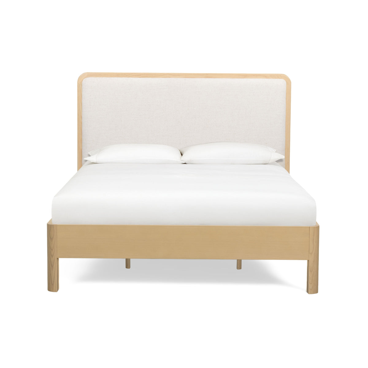 Rafaelle Natural Solid Ash Bed - Queen