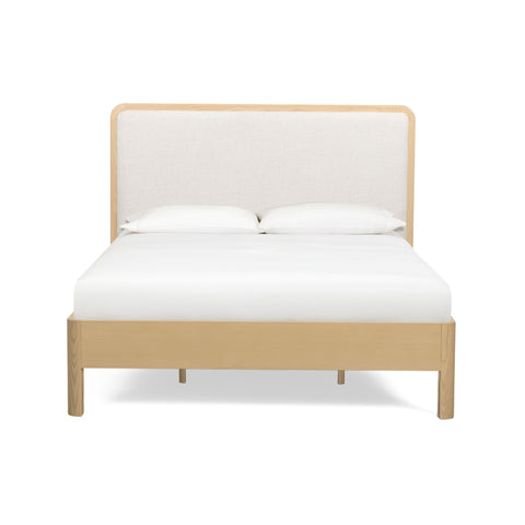 Rafaelle Natural Solid Ash Bed - Queen