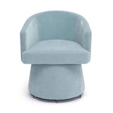 Kristen Rolling Desk Chair - Faded Blue