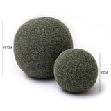 Boba Ball Throw Pillow (9"-14") - Green / Small