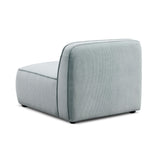 Travie Modular Armless Chair - Sea Blue