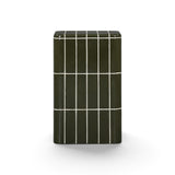 Tatiana Square Concrete Indoor/Outdoor Side Table - Forest Green