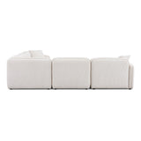 Travie 5-Piece Modular L-Sectional - White Sand