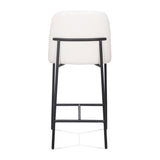 Sydney Performance Vegan Leather Counter Stool - Set of 2 - Cream