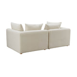 Hangover 81" Modular Loveseat - Off-White