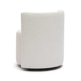 Alyssa Rolling Desk Chair - Off-White