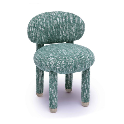 Manu Performance Fabric Side Chair - Teal
