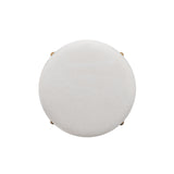 Oodle Performance Vegan Mohair Bar and Counter Stool - Cream / Natural Ash / Bar Height