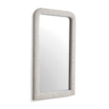 Heidi 43"X78" Upholstered Oversized Floor Mirror - Neutral Floral