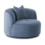 Fickle Swivel Accent Chair - Bluestone