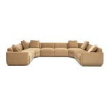 Perry 8-Piece Modular Large U-Sectional - Tan