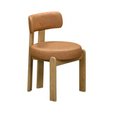 Odessa Performance Dining Chair - Saddle Brown / 31"
