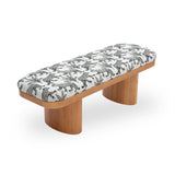 Ollie Upholstered Bench (48"-57") - Cream / 48"