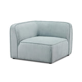 Travie Modular Corner Chair - Sea Blue