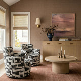 Passe Swivel Accent Chair - Black