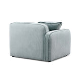 Travie Modular Corner Armchair - Sea Blue / LAF
