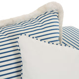 Salty 85" Indoor/Outdoor Sofa - Blue Stripes