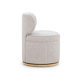 Amaya Swivel Desk Chair - Grey