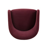 Seraphina Performance Velvet Dining Chair - Berry Red