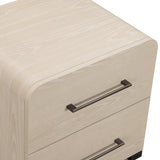 Marissa 22" Ash 2-Drawer Nightstand - Washed Ash