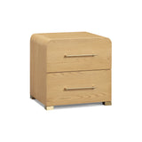 Marissa 22" Ash 2-Drawer Nightstand - Natural Ash