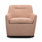 Mado Swivel Accent Chair - Peach