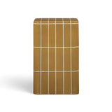 Tatiana Square Concrete Indoor/Outdoor Side Table - Ochre