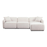 Travie 4-Piece Modular Sectional - White Sand