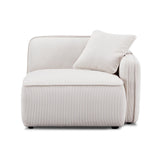 Travie Modular Corner Armchair - White Sand / RAF