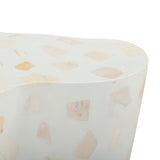 Slab Faux Terrazzo Indoor/Outdoor Side Table - Light Green