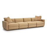 Perry Modular Sofa (96"-124") - Tan / 96"