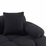 Calliope 6-piece Performance Modular U-Sectional - Black