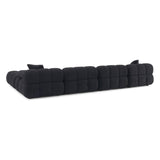 Calliope 6-piece Performance Modular U-Sectional - Black