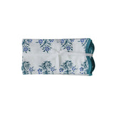 Crissy Cotton Canvas Printed Napkins - Set of 4 - Blue Cornflower